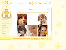 Tablet Screenshot of permanentmakeup-gabriele.at